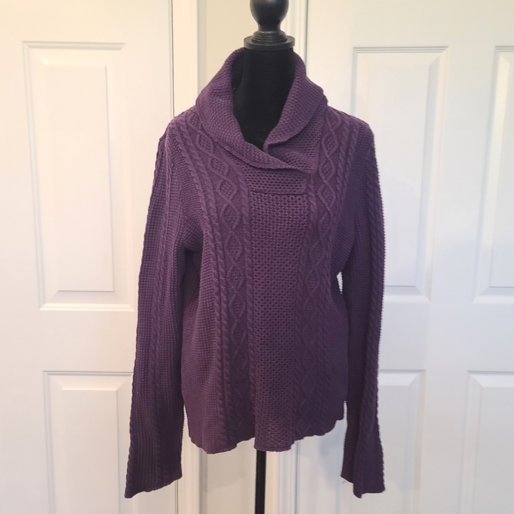 JEANNE Pierre Purple sweater size 3